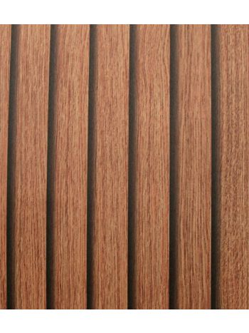 PAPEL DE PAREDE KANTAI WHITE SWAN - MADEIRA RIPADO MARROM AVERMELHADO WS101803R 1