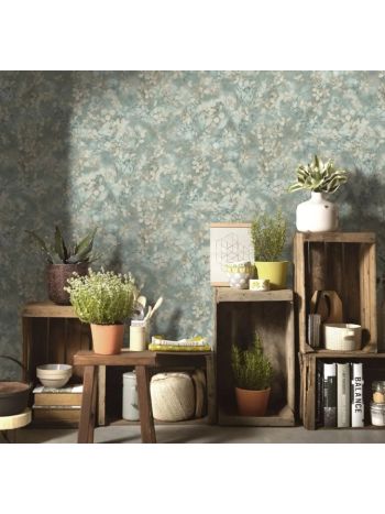 PAPEL DE PAREDE WILER RENO - FLORAL BOTÂNICO VERDE SERENITY 1