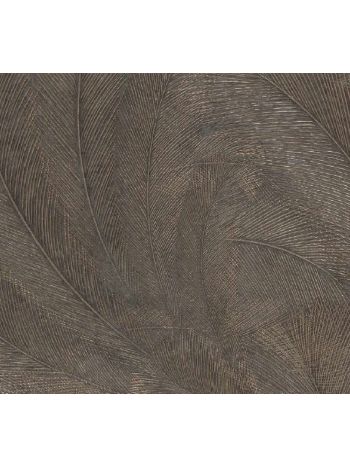 PAPEL DE PAREDE WILER BAVÁRIA - FOLHAGEM TROPICAL MARROM (COM BRILHO) 1