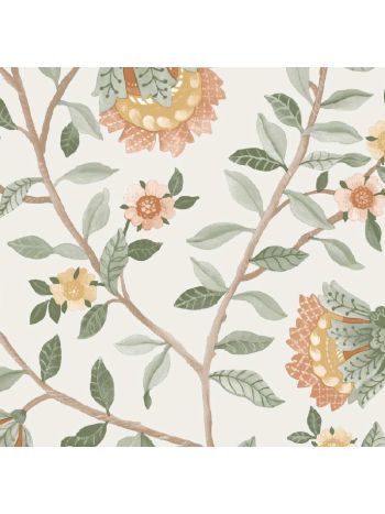 PAPEL DE PAREDE WILER LE JARDIN - FORAL BELLE LARANJA B19904 1