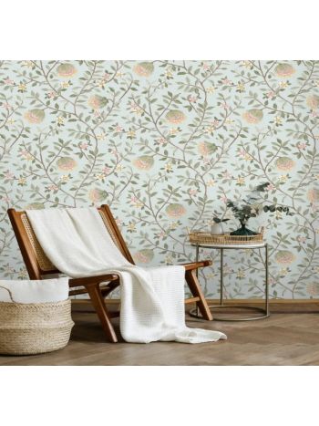 PAPEL DE PAREDE WILER LE JARDIN - FLORAL BELLE AZUL B19924 1