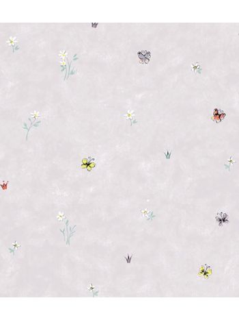 PAPEL DE PAREDE KANTAI HELLO KIDS - FLORES E BORBOLETAS LAVANDA HK223204R 1