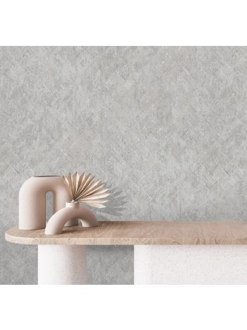 PAPEL DE PAREDE WILER LE JARDIN - TEXTURA MINERAL CINZA (COM BRILHO) M33409 1