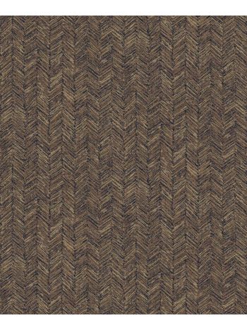 PAPEL DE PAREDE KANTAI VERONA 2 - TEXTURA CHEVRON MARROM