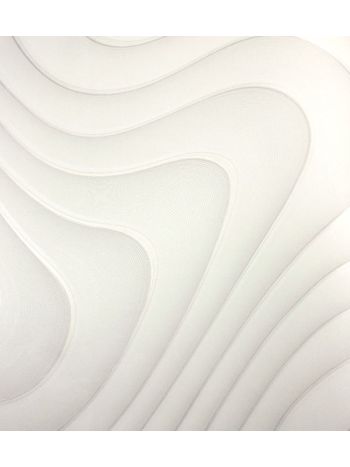 PAPEL DE PAREDE KANTAI POET CHART 4 - ONDAS OFF-WHITE (COM BRILHO) PT401201R 1