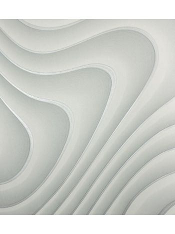 PAPEL DE PAREDE KANTAI POET CHART 4 - ONDAS CINZA (COM BRILHO) PT401202R 1