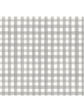 PAPEL DE PAREDE BOBINEX REVOADA - XADREZ PICNIC CINZA 4432 1