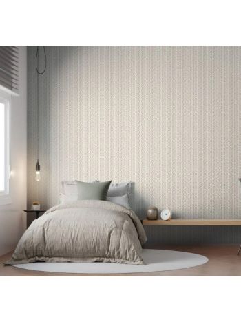 PAPEL DE PAREDE BOBINEX REVOADA - FRANJINHA CINZA ESCURO 4447 1