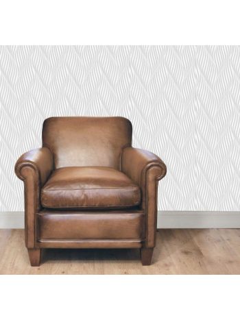 PAPEL DE PAREDE BOBINEX DIMENSÕES - GEOMÉTRICO ONDAS 3D CINZA CLARO 1