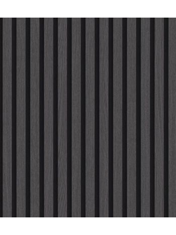 PAPEL DE PAREDE EDANTEX UNIQUE - RIPADO CINZA ESCURO (LEVE BRILHO) UN-5069 1