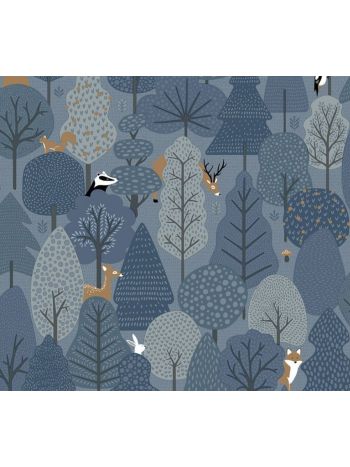 PAPEL DE PAREDE INFANTIL BOSQUE ENCANTADO - COLEÇÃO PETIT 1