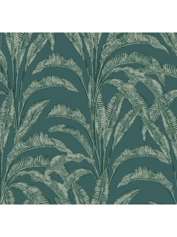 PAPEL DE PAREDE WILER LE JARDIN - PALMEIRA ELEGANTE VERDE ESMERALDA M61914 1
