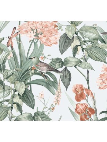 PAPEL DE PAREDE WILER LE JARDIN - FLORES E PASSÁROS M64704 1