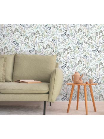 PAPEL DE PAREDE WILER LE JARDIN - BOTÂNICA AQUARELADA SOFT M68504 1