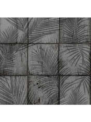 PAPEL DE PAREDE WILER LE JARDIN -  NATUREZA EM BLOCOS CINZA M68909 1