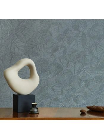 PAPEL DE PAREDE WILER LE JARDIN - FOLHAGEM TEXTURIZADA VERDE (COM BRILHO) M69801 1