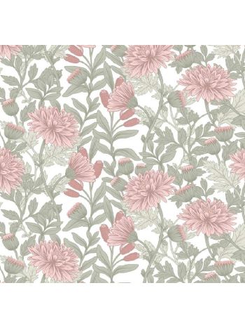 PAPEL DE PAREDE WILER LE JARDIN - FLORAL SILVESTRE ROSA M88203 1