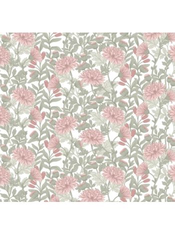 PAPEL DE PAREDE WILER LE JARDIN - FLORAL SILVESTRE ROSA M88203 1