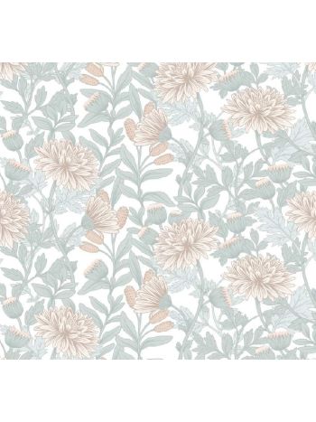 PAPEL DE PAREDE WILER LE JARDIN - FLORAL SILVESTRE BEGE M88207 1
