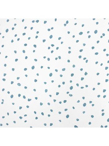 PAPEL DE PAREDE INFANTIL POÁ ORGÂNICO AZUL - COLEÇÃO PETIT 1