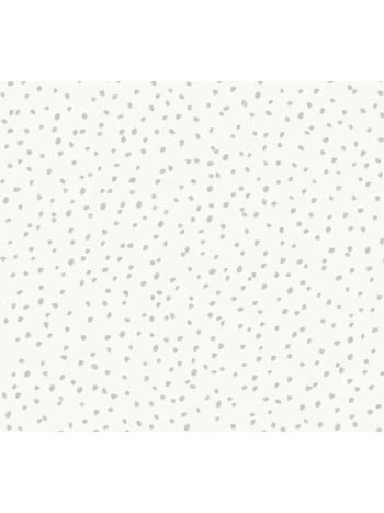 PAPEL DE PAREDE INFANTIL POÁ ORGÂNICO CINZA - COLEÇÃO PETIT 1