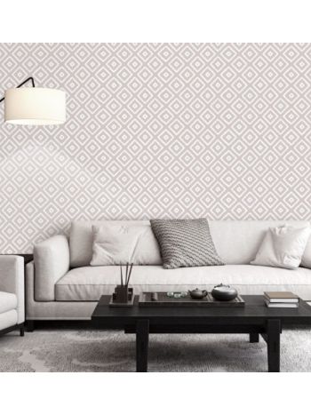 PAPEL DE PAREDE EDANTEX AVALON 2 - GEOMÉTRICO ROSA CLARO AVA-226 1