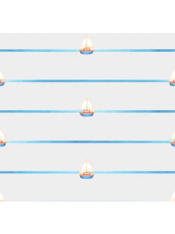 PAPEL DE PAREDE WILER BAMBINE - LISTRAS MARINHEIRO AZUL 1