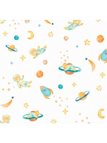 PAPEL DE PAREDE WILER BAMBINE - URSINHO ASTRONAUTA BA0015 1