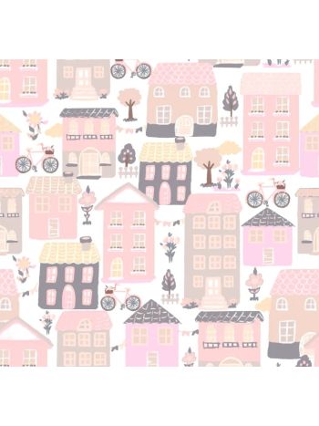 PAPEL DE PAREDE WILER BAMBINE - VILA CANDYCOLOR ROSA BA0019 1