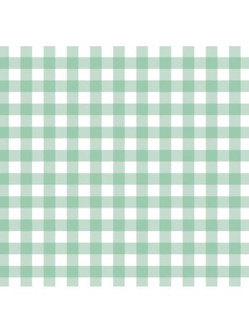 PAPEL DE PAREDE WILER BAMBINE - XADREZ VICHY VERDE BA0022 1