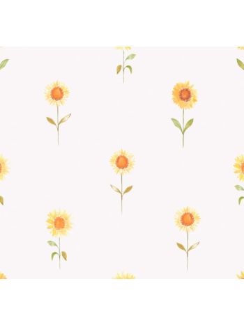PAPEL DE PAREDE WILER BAMBINE - FLOR GIRASSOL AMARELO BA0023 1