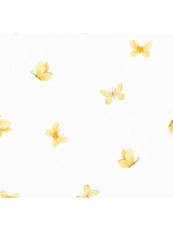 PAPEL DE PAREDE WILER BAMBINE - BORBOLETAS AMARELA BA0025 1