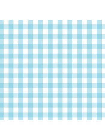 PAPEL DE PAREDE WILER BAMBINE - XADREZ VICHY AZUL CLARO BA0043 1