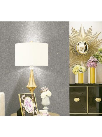 PAPEL DE PAREDE WILER COLORKEY - TEXTURA CINZA ESCURO (BRILHO) COL1039 1