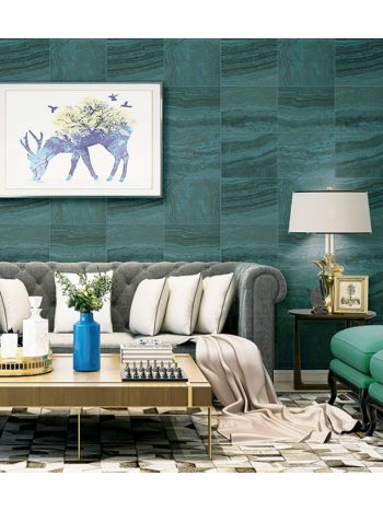 PAPEL DE PAREDE WILER ESSENCIAL - AZULEJO MARMORIZADO VERDE ESS1030 1