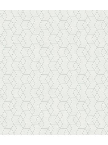 PAPEL DE PAREDE WILER ESSENCIAL - GEOMÉTRICO CINZA CLARO (BRILHO) ESS1035 1