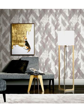 PAPEL DE PAREDE WILER ESSENCIAL - GEOMÉTRICO CINZA ESS1048 1