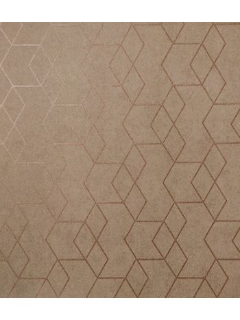 PAPEL DE PAREDE WILER ESSENCIAL - GEOMÉTRICO MARROM (BRILHO) ESS1051 1