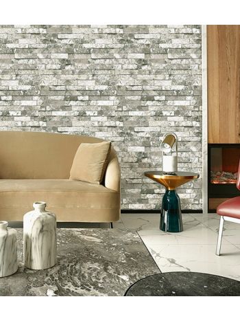 PAPEL DE PAREDE WILER ESSENCIAL - PEDRA CINZA ESS1058 1