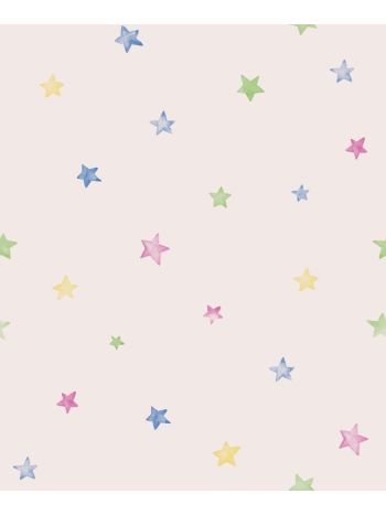 PAPEL DE PAREDE KANTAI HELLO KIDS - ESTRELAS OFF-WHITE 1