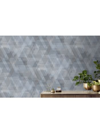 PAPEL DE PAREDE WILER STAR – GEOMÉTRICO AZUL