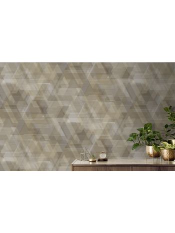 PAPEL DE PAREDE WILER STAR – GEOMÉTRICO DOURADO