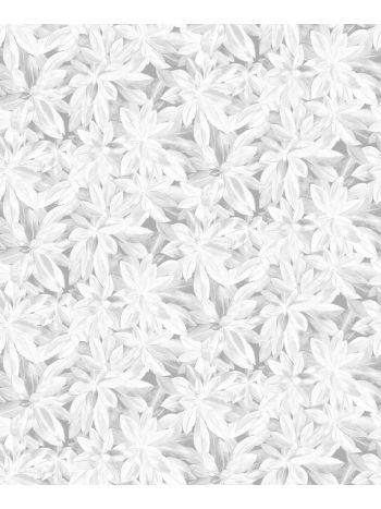 PAPEL DE PAREDE PRONTA ENTREGA - FLORES CINZA 1