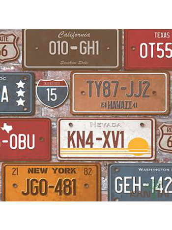 PAPEL DE PAREDE KANTAI STONE AGE 2 - PLACAS DE CARROS 1