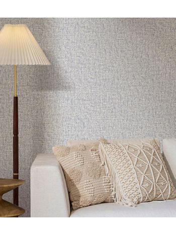 PAPEL DE PAREDE EDANTEX TEXTURE III - LINHO CINZA TX-3049 1