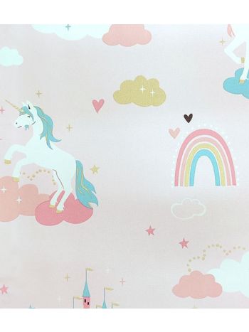 PAPEL DE PAREDE KANTAI YOYO 2 - UNICÓRNIO ROSA YY203201R 1