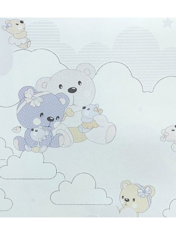 PAPEL DE PAREDE KANTAI YOYO 2 - URSINHOS LILÁS YY204804R 1