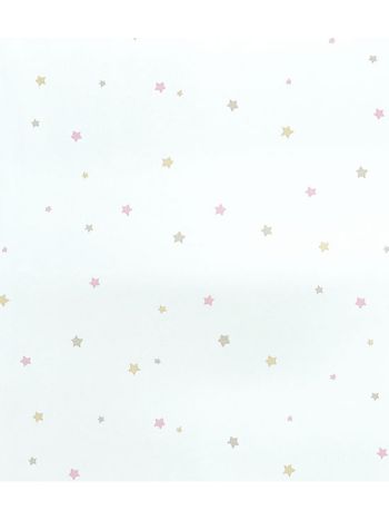 PAPEL DE PAREDE KANTAI YOYO 2 - ESTRELINHAS ROSA E BEGE YY205102R 1