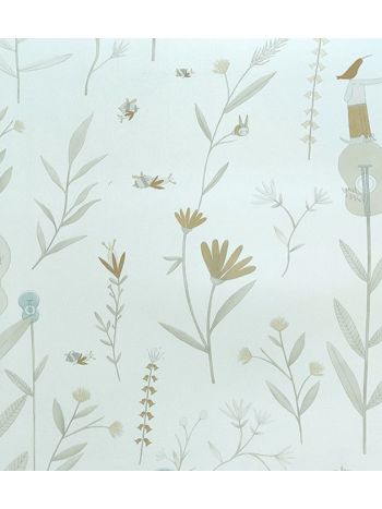 PAPEL DE PAREDE KANTAI YOYO 2 - FOLHAS E MÚSICA BEGE YY205301R 1