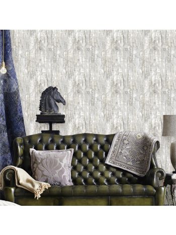 PAPEL DE PAREDE WILER LAROCHE - MADEIRA CINZA